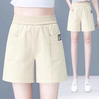 Casual Shorts for Women with High Waist A-line Wide-leg Pants for Summer Thin Loose and Slim Versatile Five-part Work Pants