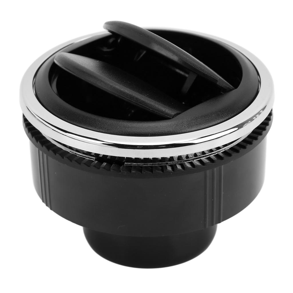 Dash Air Conditioning Deflector Round ABS Electroplating Black Universal for RV Boat Bus Car