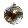 1/4/7Pcs Faux Crystal Glass Bird Ornament Vintage Blown Glass Ball Hanging Red Bird Pendant Tree Fireplace Table Decoration
