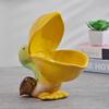 Ceramic Handicrafts Pelican Desktop Storage Tray Fruit Plate Bird Storage Container Simulated Animal Sculptures Home Decoration
