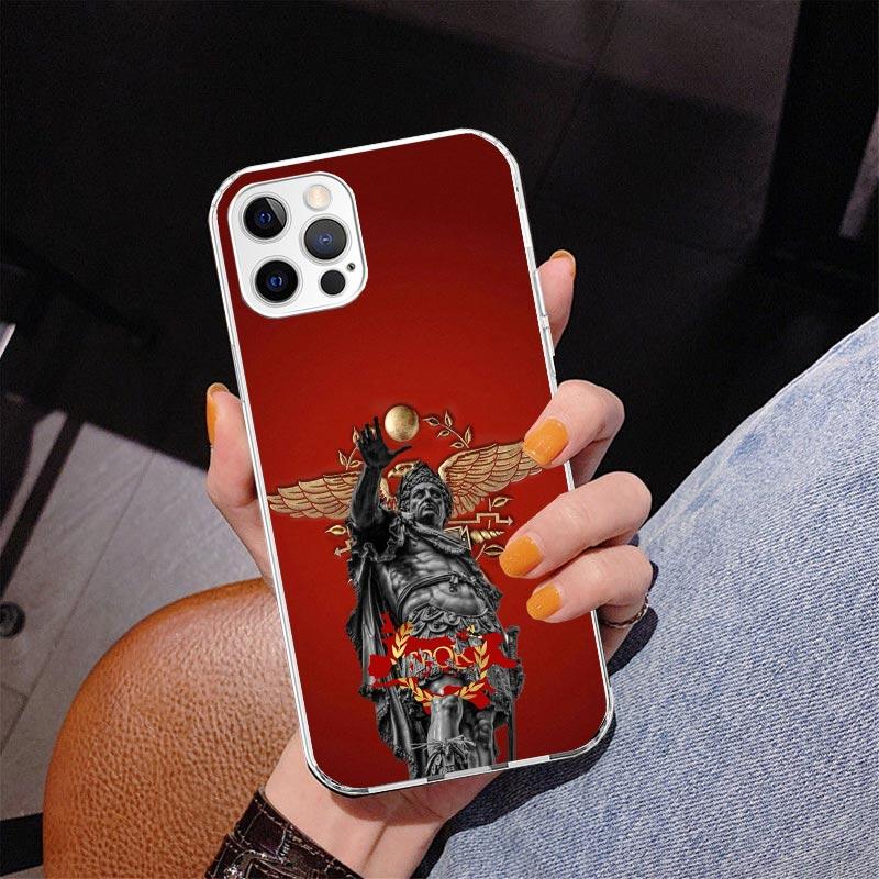 SPQR Roman Imperial Legionv Phone Case For iPhone 17 Air 16 Pro Max 16E 15 + 14 Plus 11 12 13 Mini 7 8 SE Gift Print Cover Funda