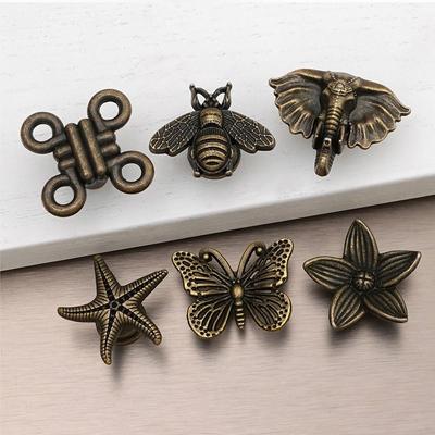 1pc Animal Shape Drawer Pull Handles Zinc Alloy Cabinet Handle Butterfly Cabinet Knobs  Cupboard