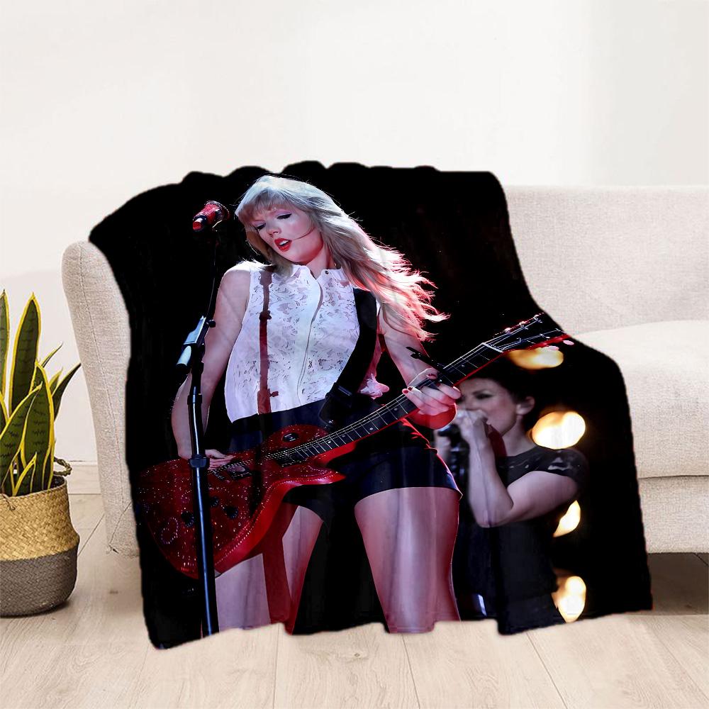 Guitar Performance Stage Blanket Warmthful Decor Suitable for Sofa Bedding Couch Four Seasons Universal Playful Design
