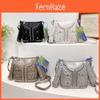 Crossbody Vintage Style Chain Purse With Embellishments For Casual Outings