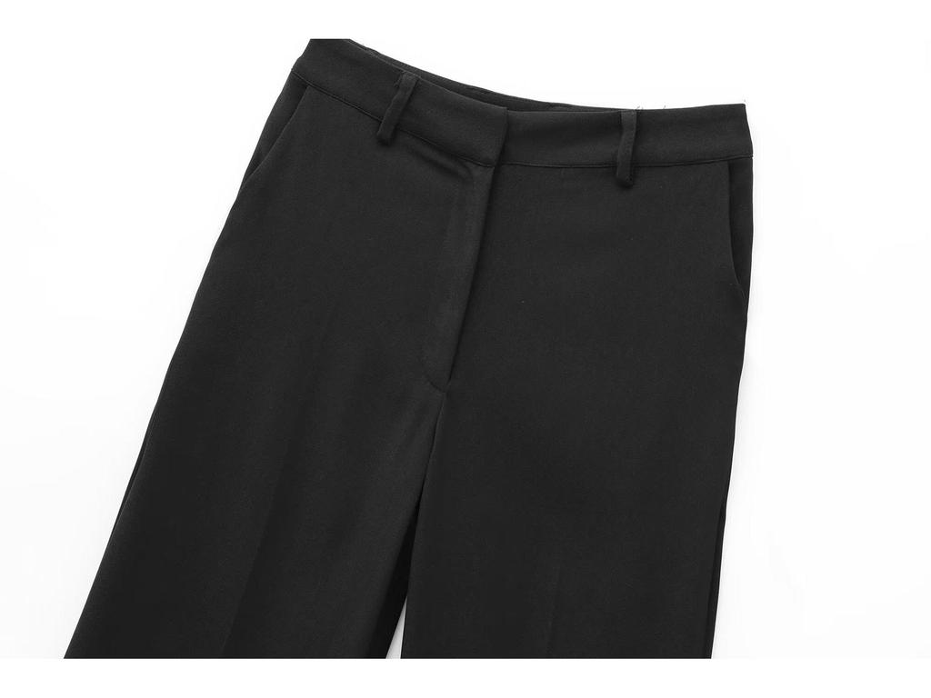 2024 Autumn Women's European & American Lapel Suit Jacket with Casual Long Pants