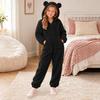 Kids Warm Double-Sided One-Piece Pajamas Jumpsuit Loungewear for Boys and Girls
