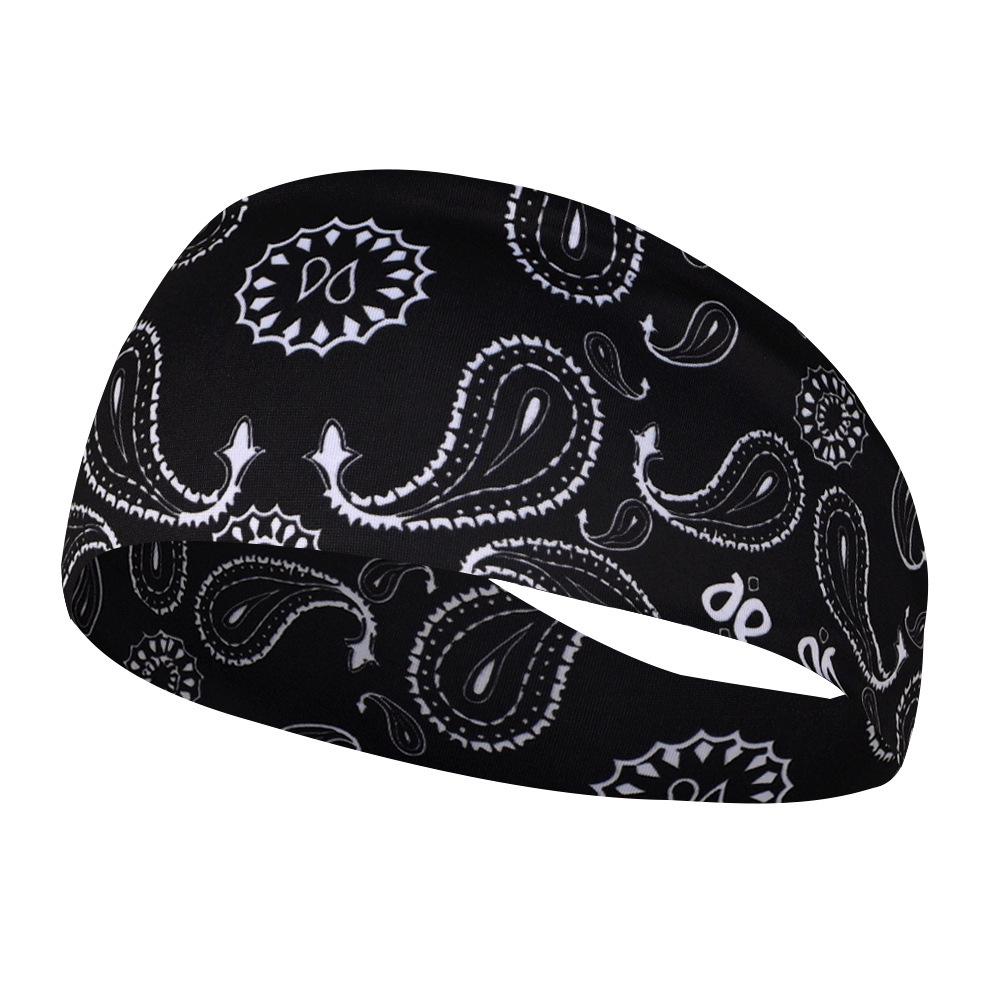 Paisley Sweatproof Absorbent Fitness Running Headband