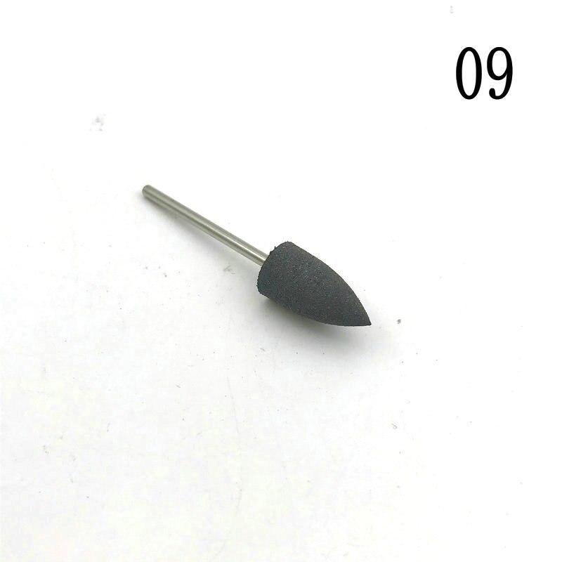 1pc Dental Rubber Silicone Polisher Nail Drill Bit Dental Silicon Rubber Burs Drill Accessories Foot Polishing Tools