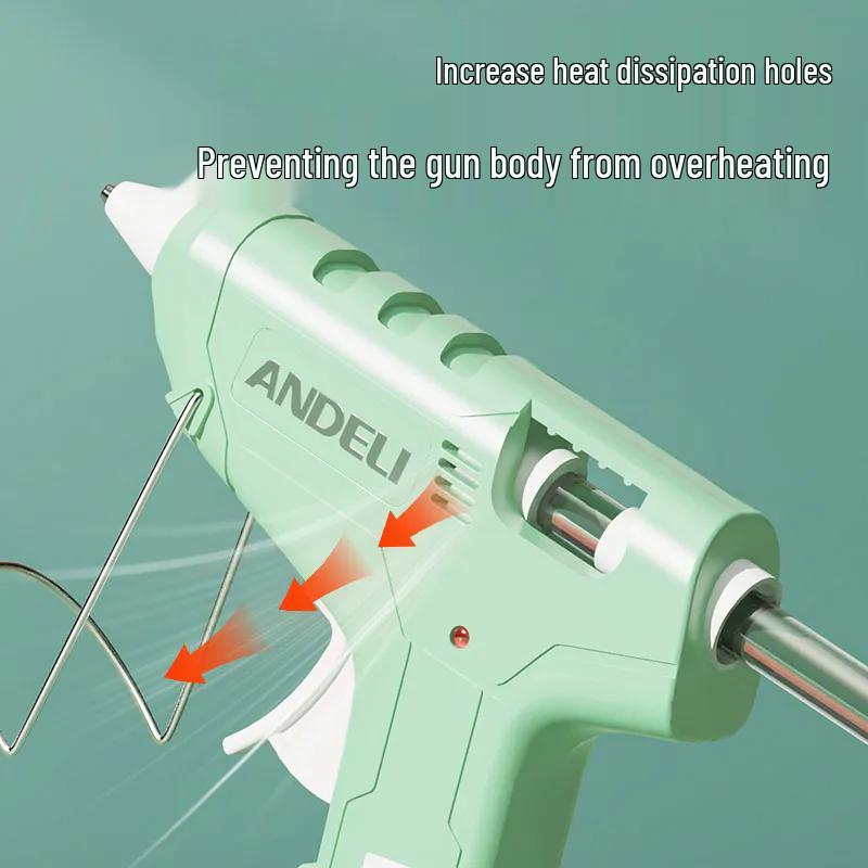 Changbaosen DIY Anti-Scald Hot Melt Glue Gun Kit with 125 Glue Sticks