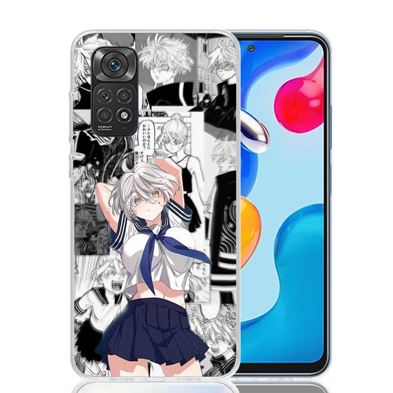 Anime Tokyo Aevengers Phone Case For Xiaomi Redmi Note 15 14 13 12S 12 Pro Plus 11S 11E 11 11T 10S 10 Art Soft Pattern Cover Red