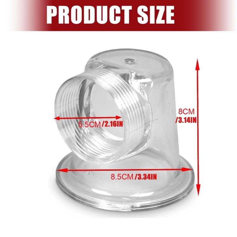 1/2Pcs Clear Insert Pre Filter Lid Circulation Pump Insert Strong Elbow Connector for SPS100 SPS75 SPS50 SPS25