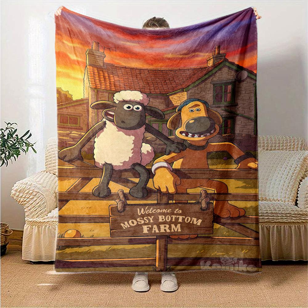 Shaun Blanket, High quality Comfortable for All Seasons, Home Decor, Warmth and Comfort