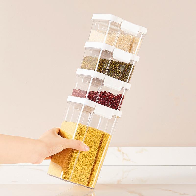 Kitchen Sealing Storage Container With Transparent Pet Material For Food Organization And Freshness