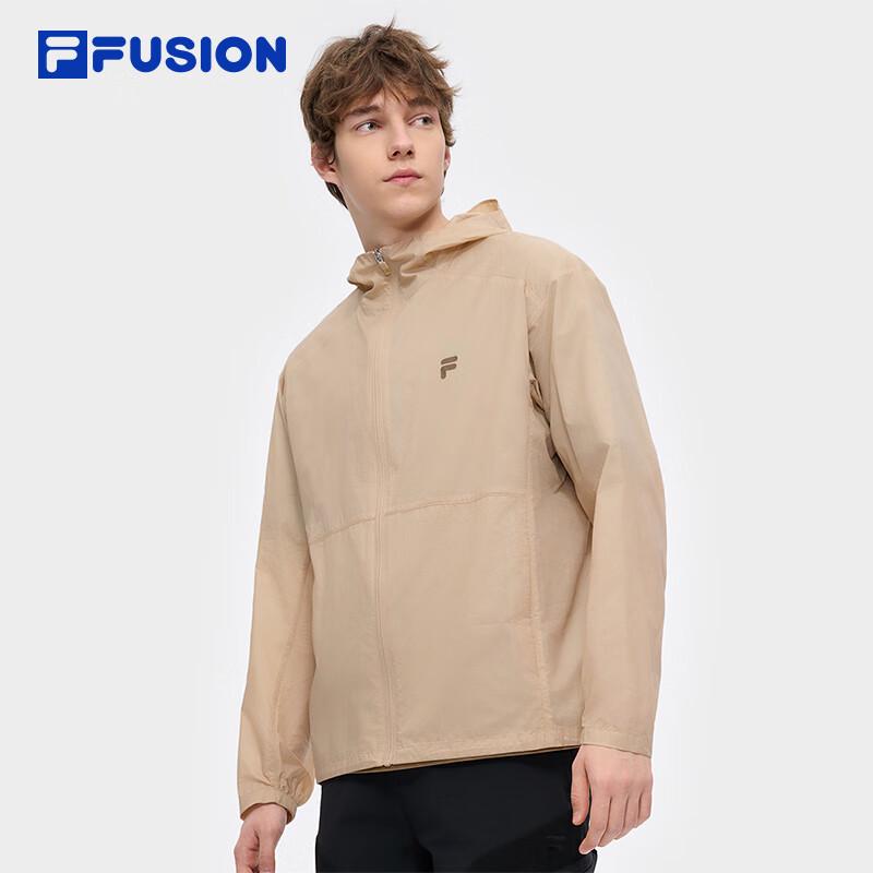FILAFUSION Men's Summer Hooded Sun Protection Woven Jacket