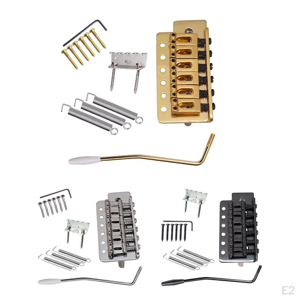 Flache Sattel-Tremolo-Brückensystem für ST E-Gitarre