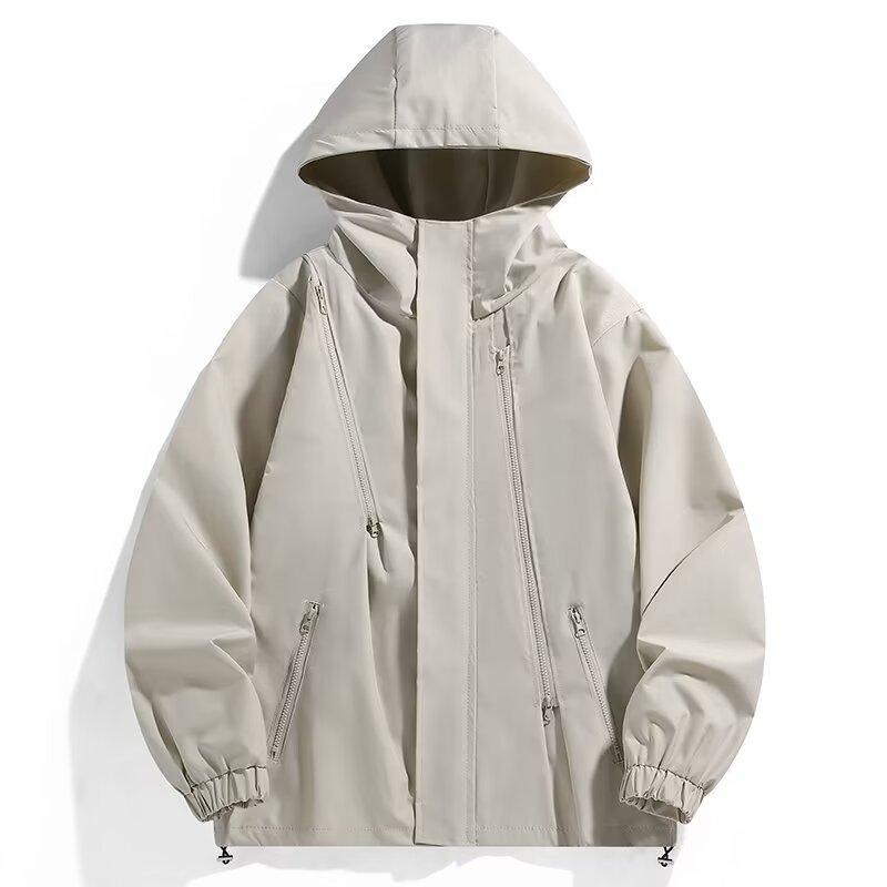Giacca da Pugno Outdoor Primavera e Autunno Uomo e Donna Antivento Tinta Unita Abbigliamento da Alpinismo Giacca da Viaggio Cappotto