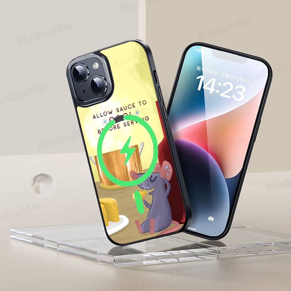 

Remy Ratatouille Magnetic Case For IPhone 17 16 14 13 12 11 15 Pro Max Plus Wireless Charge Phone Cover iPhone 14 pro