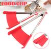 One-piece Silicone Food Tong High Temperature Resistant Food Clamp Kitchen Utensil