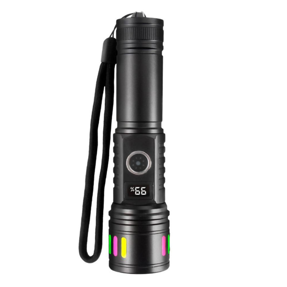 Super Powerful LED Flashlights Waterproof Versatile Lighting Tools Rechargeable Long Range Flashlight
