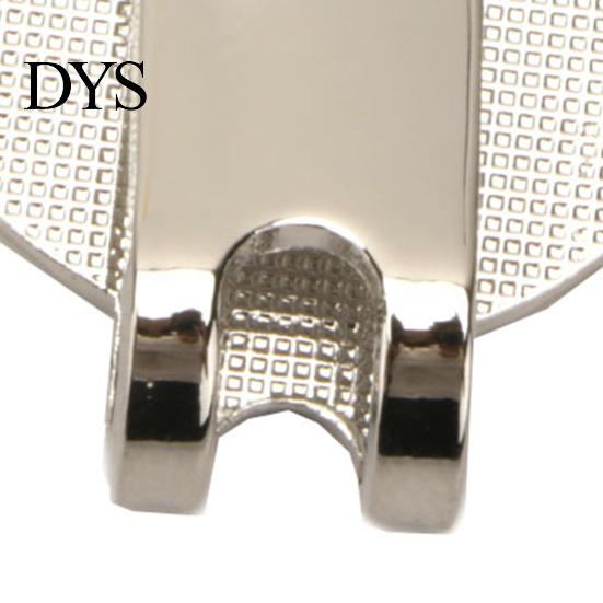 Golf Mark Hat Clip Anti-rust Tool Zinc Alloy Cap Magnetic Ball Marker for Sport Training Aids