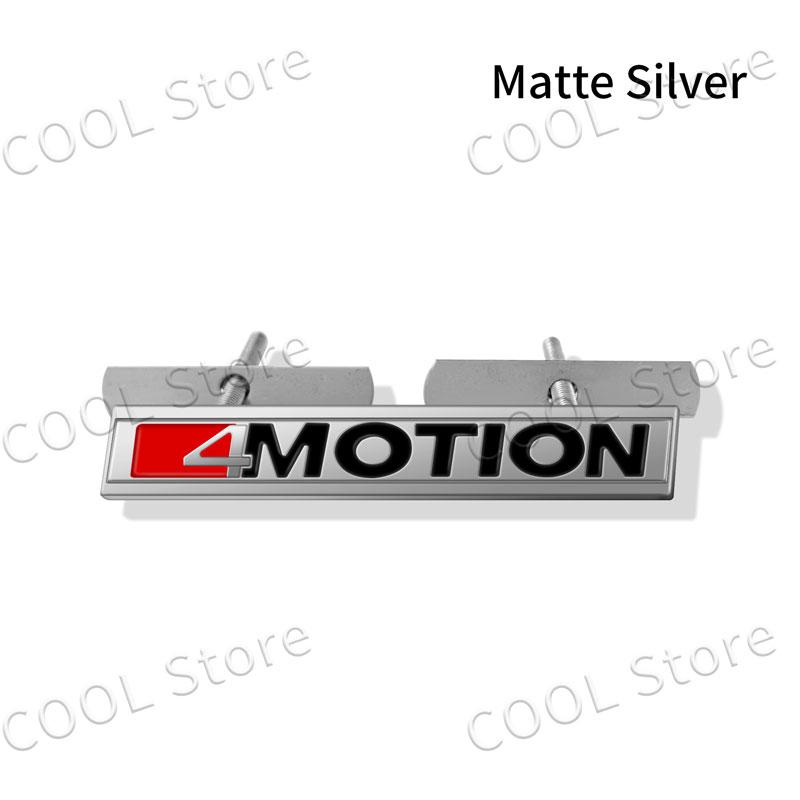 AABIP1 3D Car 4motion Emblem Logo Trim Front Hood Grille Badge Rear Trunk Sticker For VW Volkswagen Polo Golf Passat Jetta Accessories