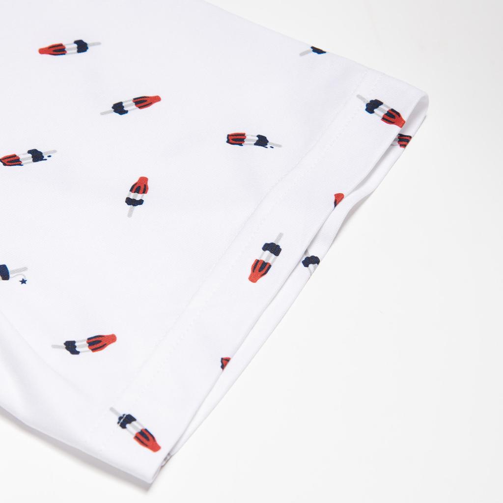 Puma Golf Series Moisture-Wicking Versatile Quick-Dry Short Sleeve Polo Shirt Men tops White Deep-Red 533859-01