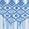 Rideau Séparateur de Pièce - VIDAXL - Macramé Bleu - 140x240 cm - 80% Coton - Intérieur
