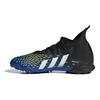 PREDATOR Abrasion Resistant Breathable Mid Top Kids' Soccer Shoes Black Blue Kids' FY0624