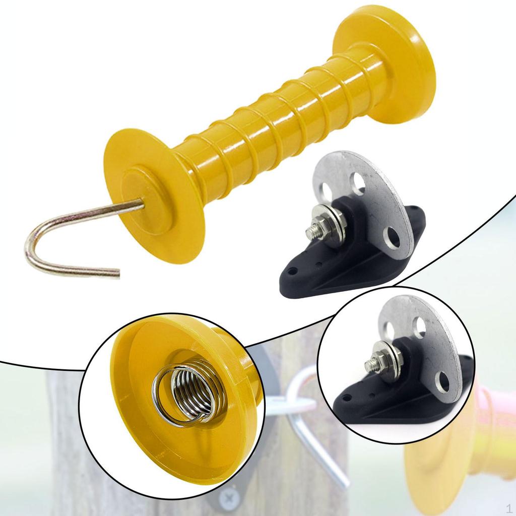 Electric Fence Gate Handle And Anchor Kit for Easy Setup in Livestock Areas