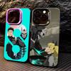 Hot Anime K-Kaiju No  Phone Case For iPhone17,16,15,14,13,12,11 Plus,Pro Max Colored Silver Plated Inside Cover