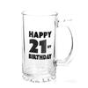 Happy Birthday Beer Stein (21st)