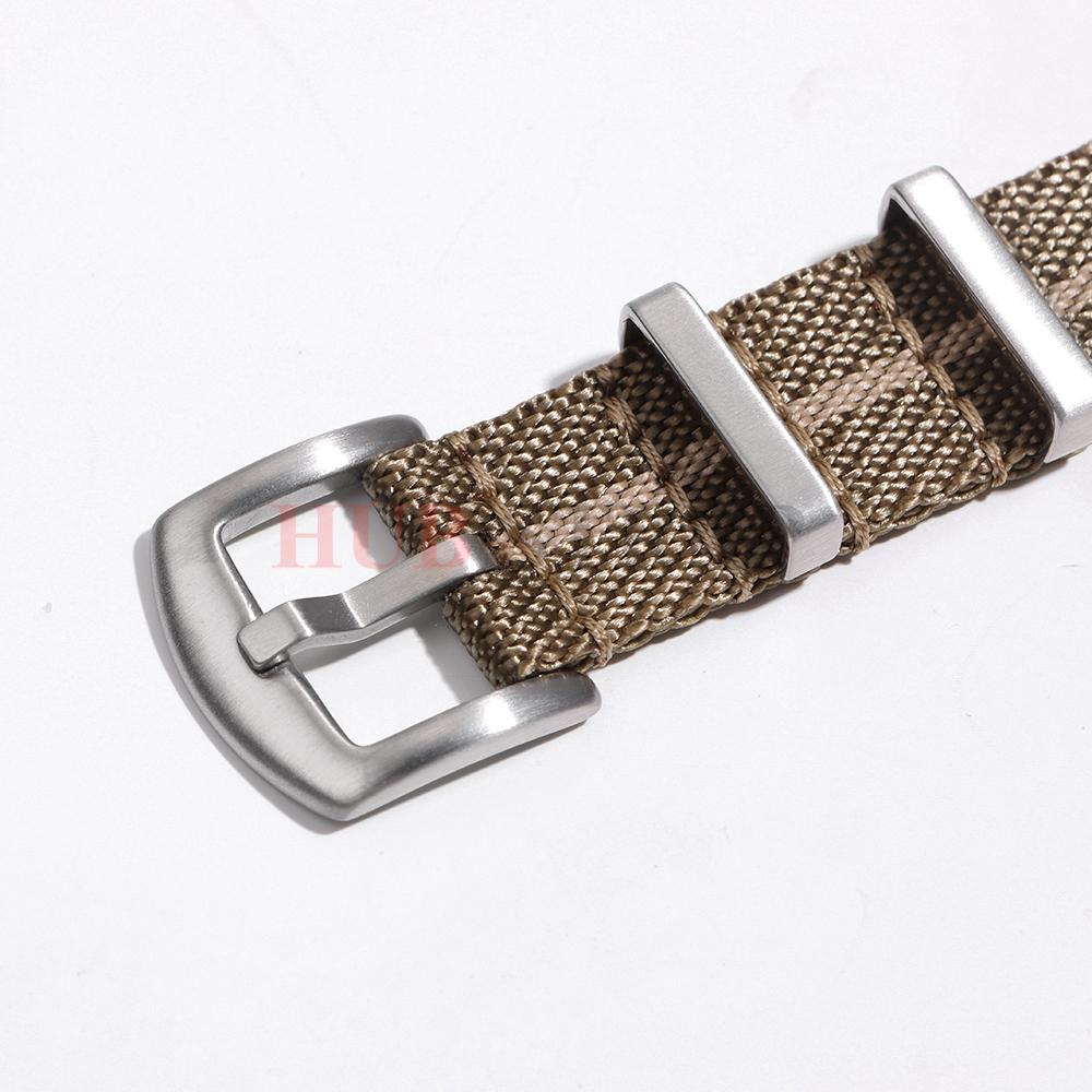 Nylon Watch Strap 18mm 20mm 22mm Stripe Watchband Replacement Watch Band Military Wristband Accessories for Seiko Watch Straps