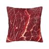 Funny Meat Pattern Beef Pillowcase Merch Printing Cushion Cover  Throw Pillow Cover Seat Decor Square Multi-Size