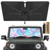 Новый солнцезащитный экран BLUESEATE C для лобового стекла для Suzuki Jimny и JB74 2018-настоящее время. Солнцезащитный экран с 10-кратной защитой от жары, УФ-лучей и конфиденциальности. Остается внутри и сумка для хранения в комплекте.