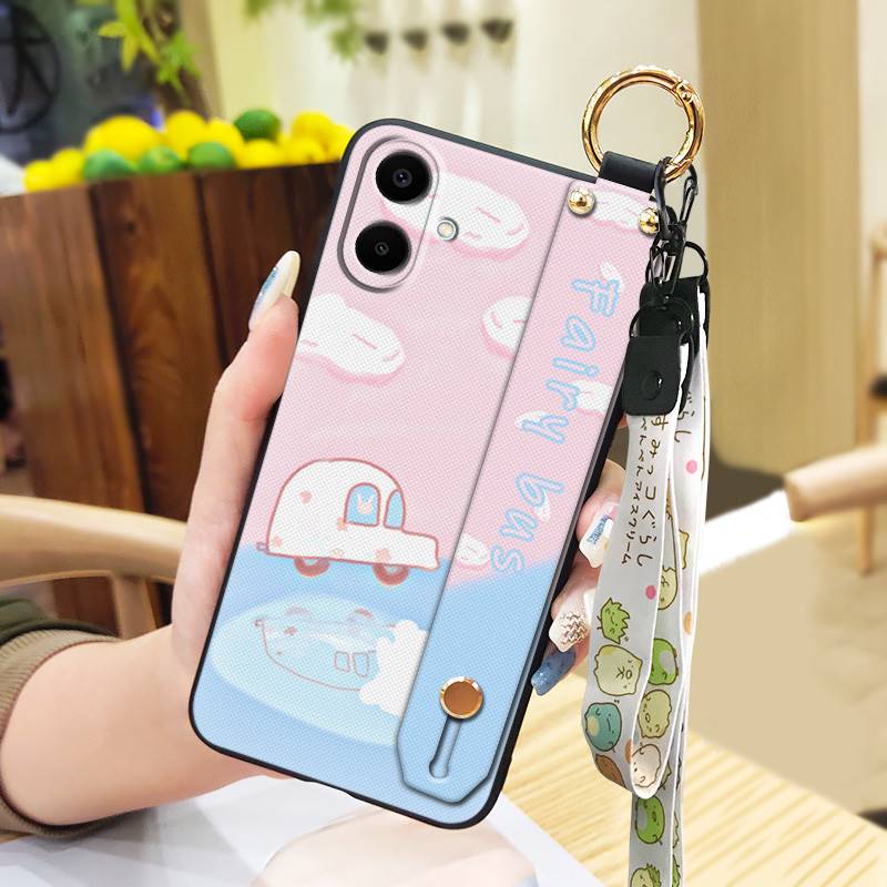 Cute Anti-knock Phone Case For Samsung Galaxy A06/SM-A065F/M Wristband Ring Fashion Design Waterproof Durable Shockproof