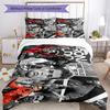 Set Biancheria da Letto Calcio Legacy di Ronaldo, Copripiumino Traspirante con Federe, Biancheria da Letto Morbida per Camera da Letto Decorazione Casa, Perfetto per Festival Compleanno Gi