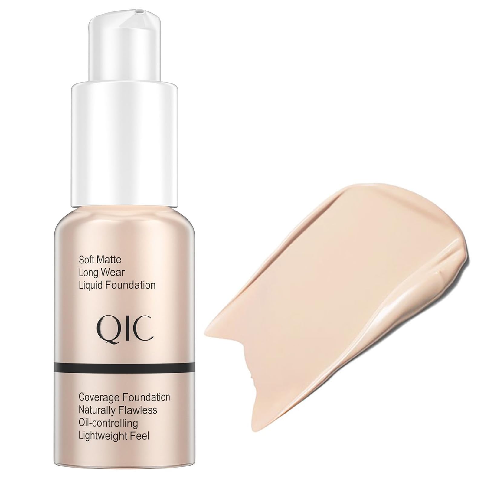 Gevlonecirly Foundation Concealing & Moisturizing Foundation Longwear Foundation Non-Strip Foundation Lightweight Hydrating Foundation - Moisturizes
