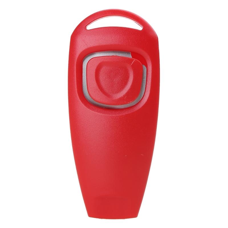 Dog Training Clickers and Whistle in One Consistent Positive Reinforcement красный
