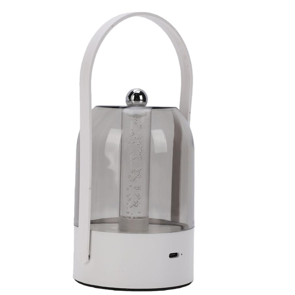Portable Camping Lantern Vintage USB Rechargeable Bedside Table Lamp with Handle Adjustable Brightness Warm Lighting