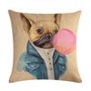 Interesting Animal Body Pillow Case Linen Seat Cover Office Home Sofa Decorative Cushion Cover 45*45Cm