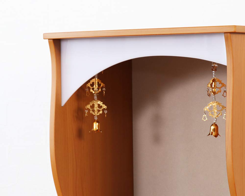 Mini Buddhist Altar "Silk" Light Color (No Buddhist Accessories)