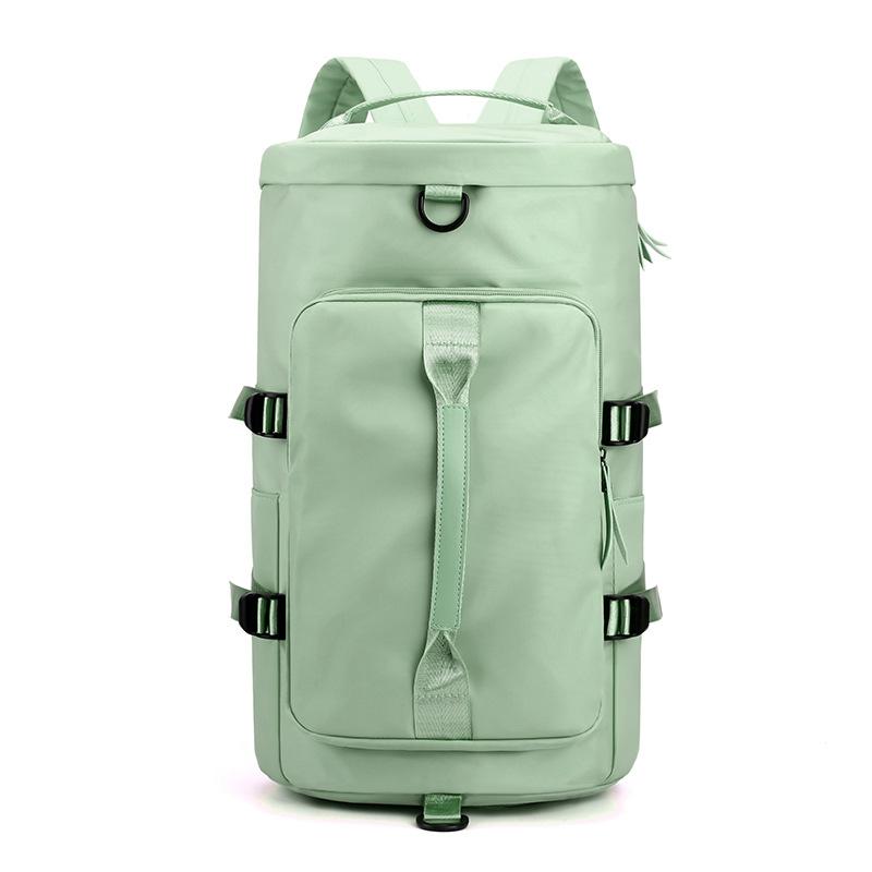 

Fitness bag women s wet and dry separation backpack shoe position waterproof short-distance outdoor travel bag backpack зелений