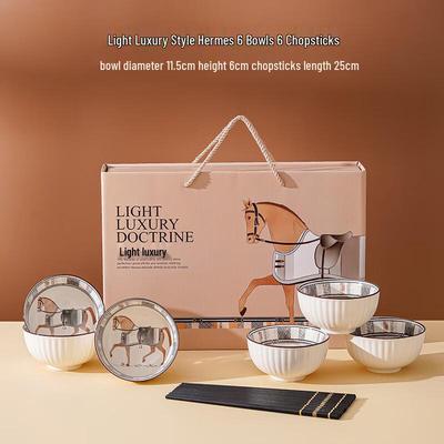 Keramik-Geschirr-Geschenkset im europäischen Stil