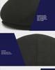 Men's Thickened Duckbill Cap - Autumn/Winter Cotton Hat for Middle-Aged and Elderly