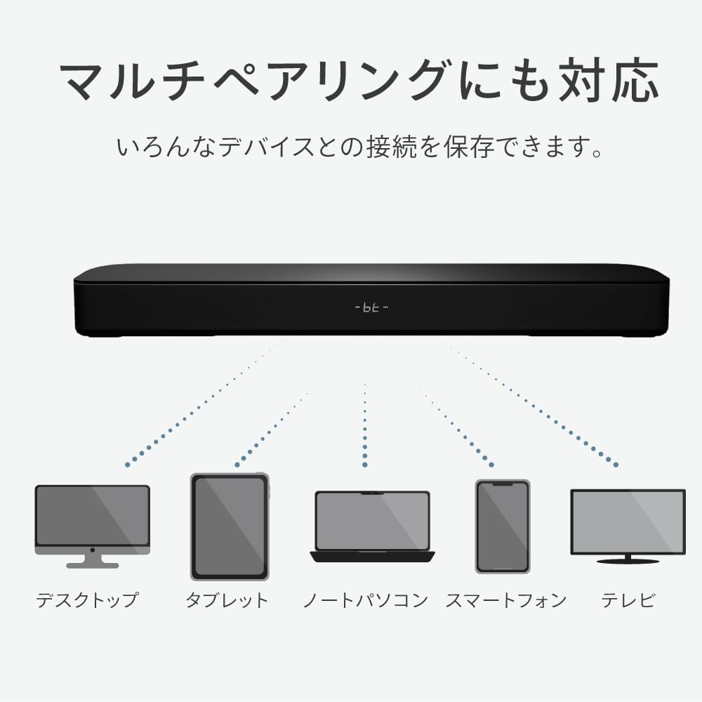 FUNLOGY Soundbar Nagroda VGP 2024 Bluetooth do Domu Kabel w Zestawie (Głośnik/Soundbar), Zwycięzca, Kompatybilny, Telewizory, Smartfony, Bezprzewodowy, Kino,