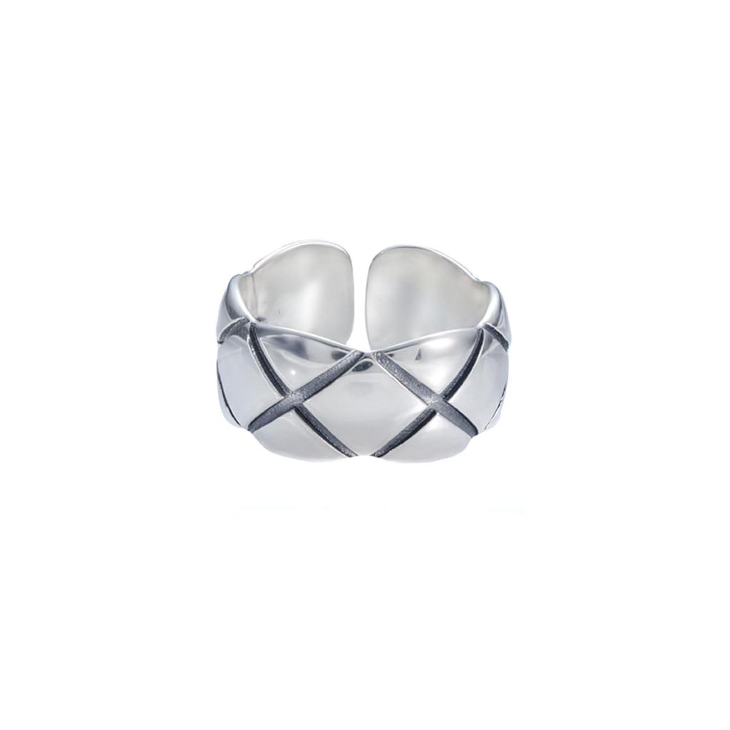 Retro Geometric Adjustable Ring - Versatile, Popular Hip Hop Style for Women