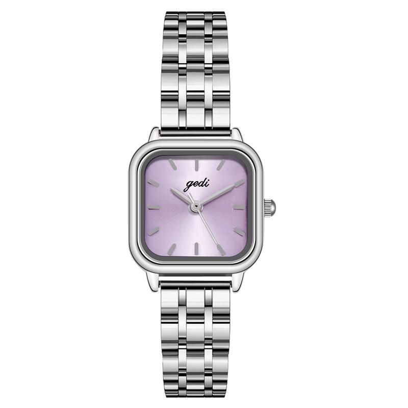 High-Value Women'S Watch, Simple And Exquisite, High-End Quartz Watch, Women'S Niche Square Steel Belt Watch