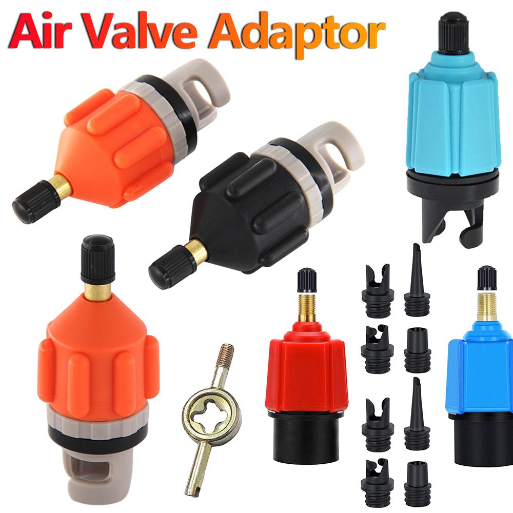1/2pcs Air Valve Adaptor Wear-resistant Rowing Boat Nylon Kayak Inflatable Pump Adapter for SUP Board Kayak Parts Accessories