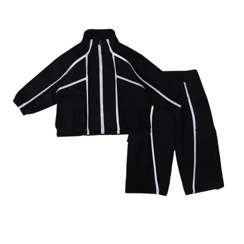 

Мальчиковая рабочая одежда Весенние наряды Детская повседневная спортивная одежда Детский красивый комплект из двух предметов 140