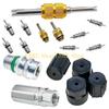 L8RE Air Conditioner Valves Cores Set Air Conditioning Valves Installation Tool Brass Texture Suitable for R12 R134A